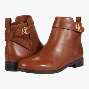 Ralph Lauren Women's Tan Ankle Booties